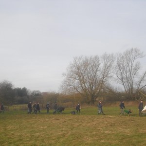 'Early one morning, just as the sun was rising' - we went to plant a hedge