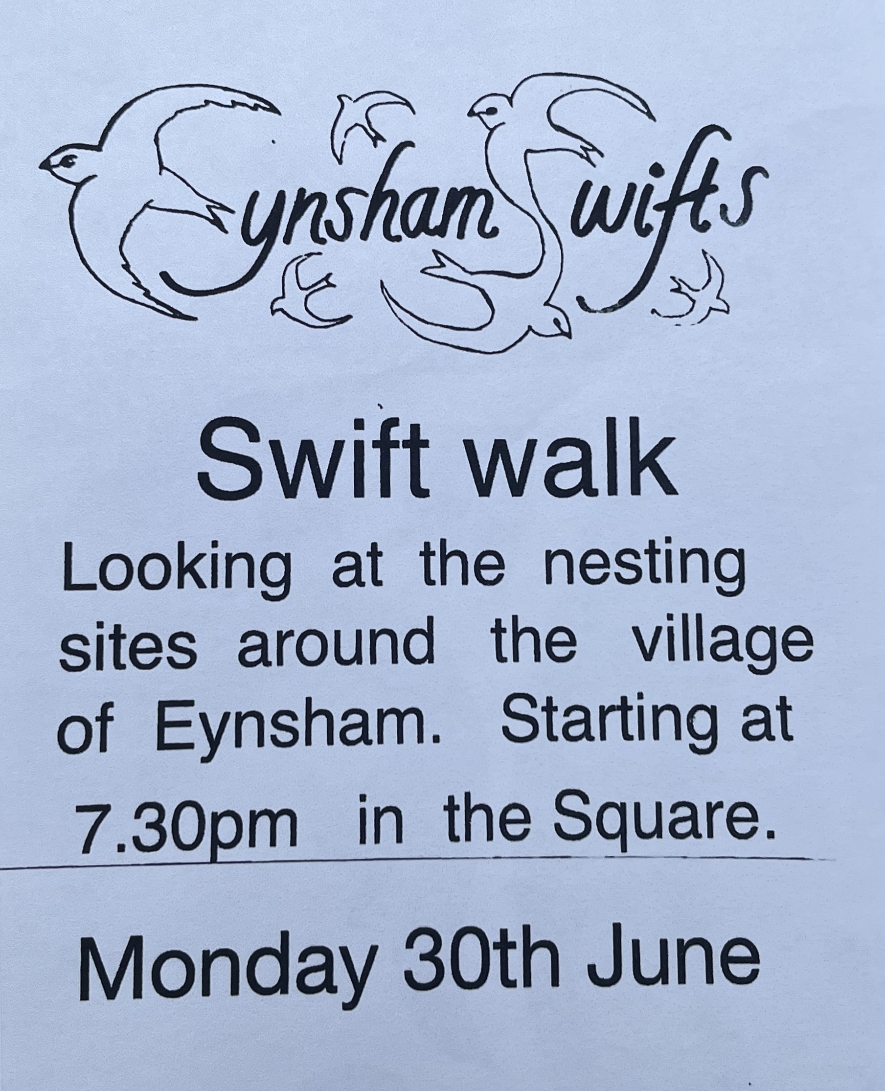 Summer Swift Walk