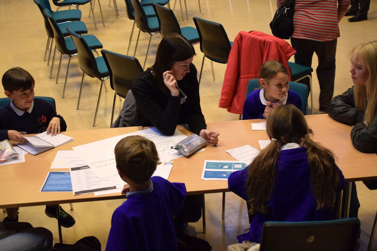 More students chatting